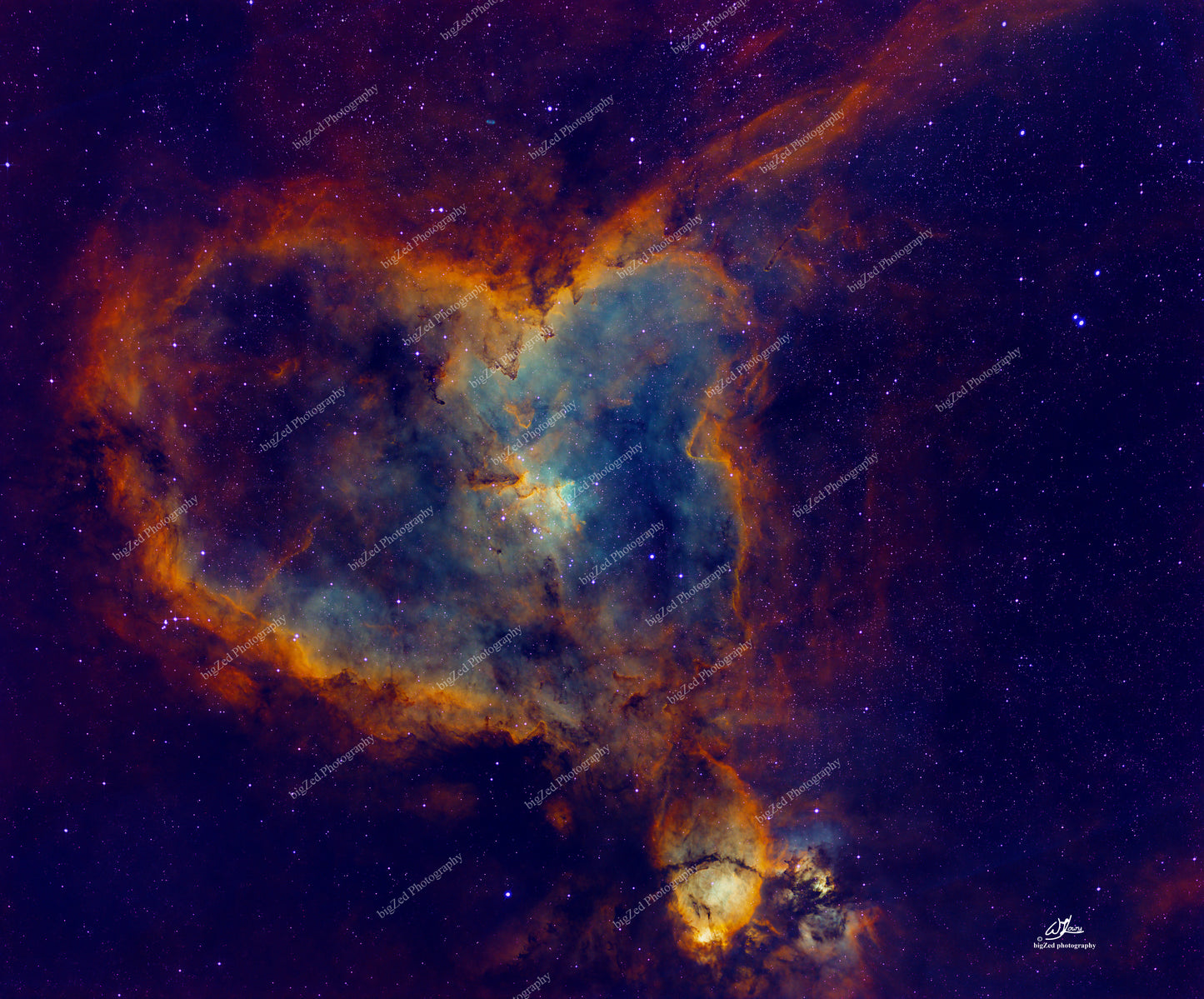 The Heart Nebula: Print