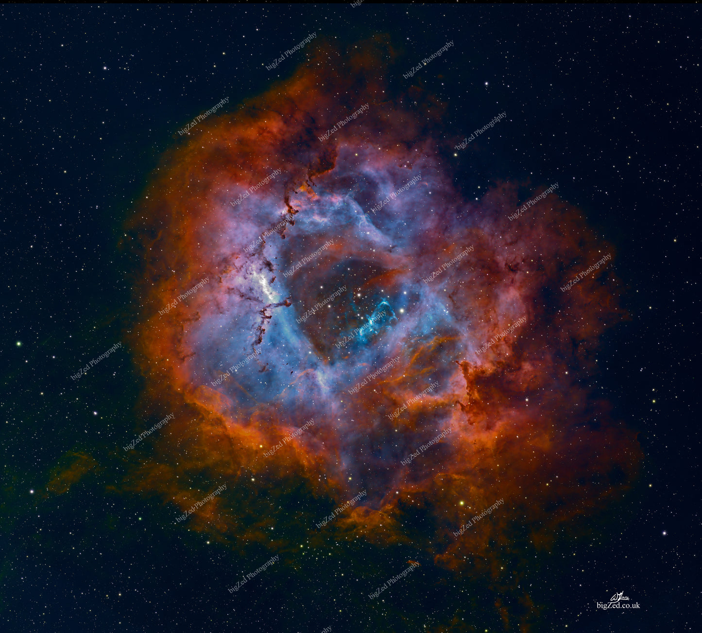 The Rosette Nebula in HOO(s)